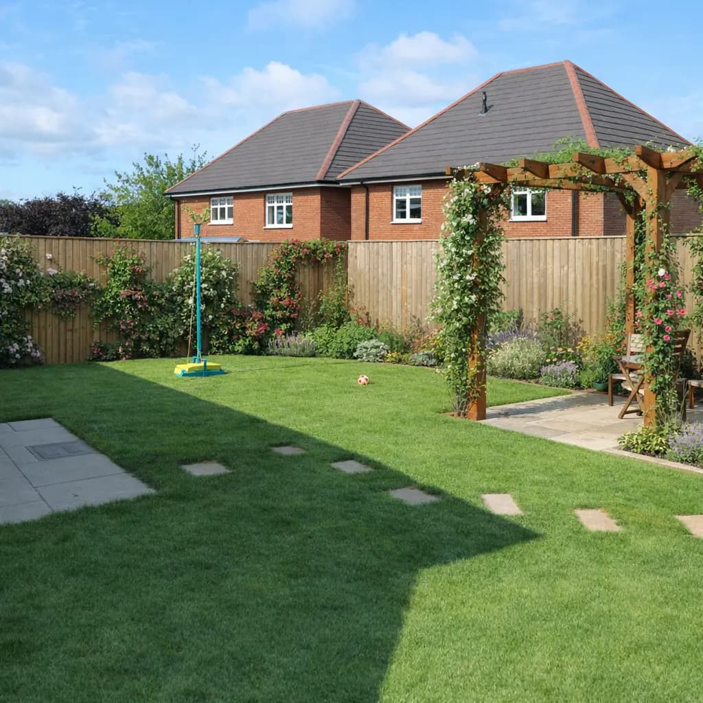 After garden transformation