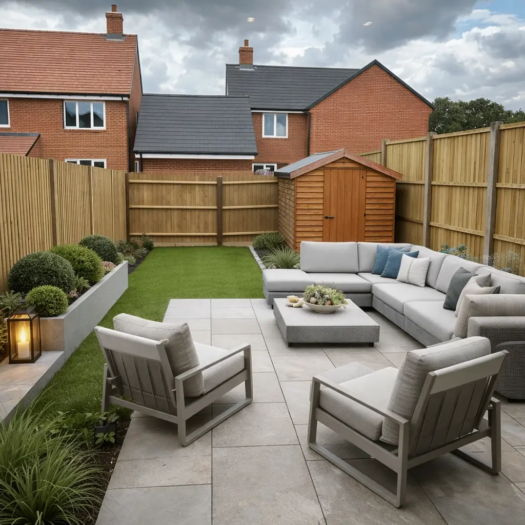 After garden transformation