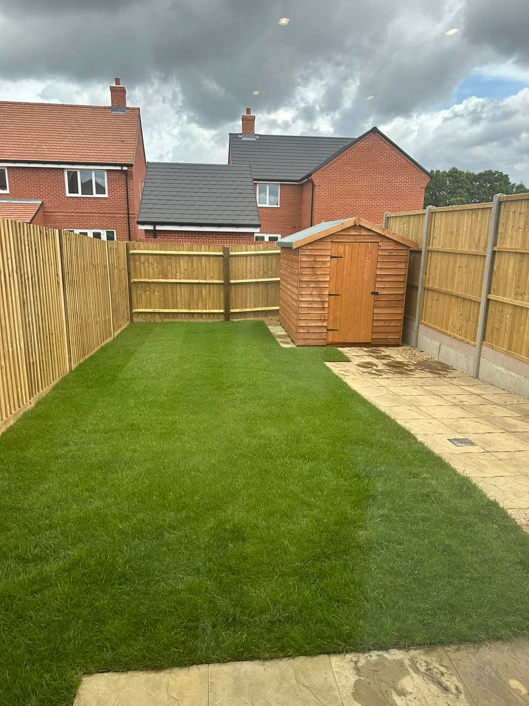 Before garden transformation